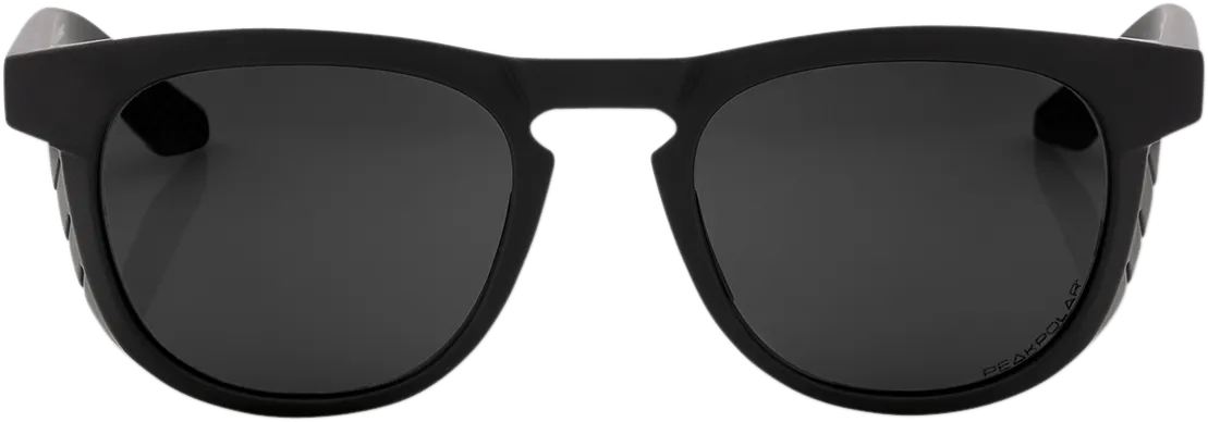 100% Slent Sunglasses - Black - Gray Polarized 61035-100-47