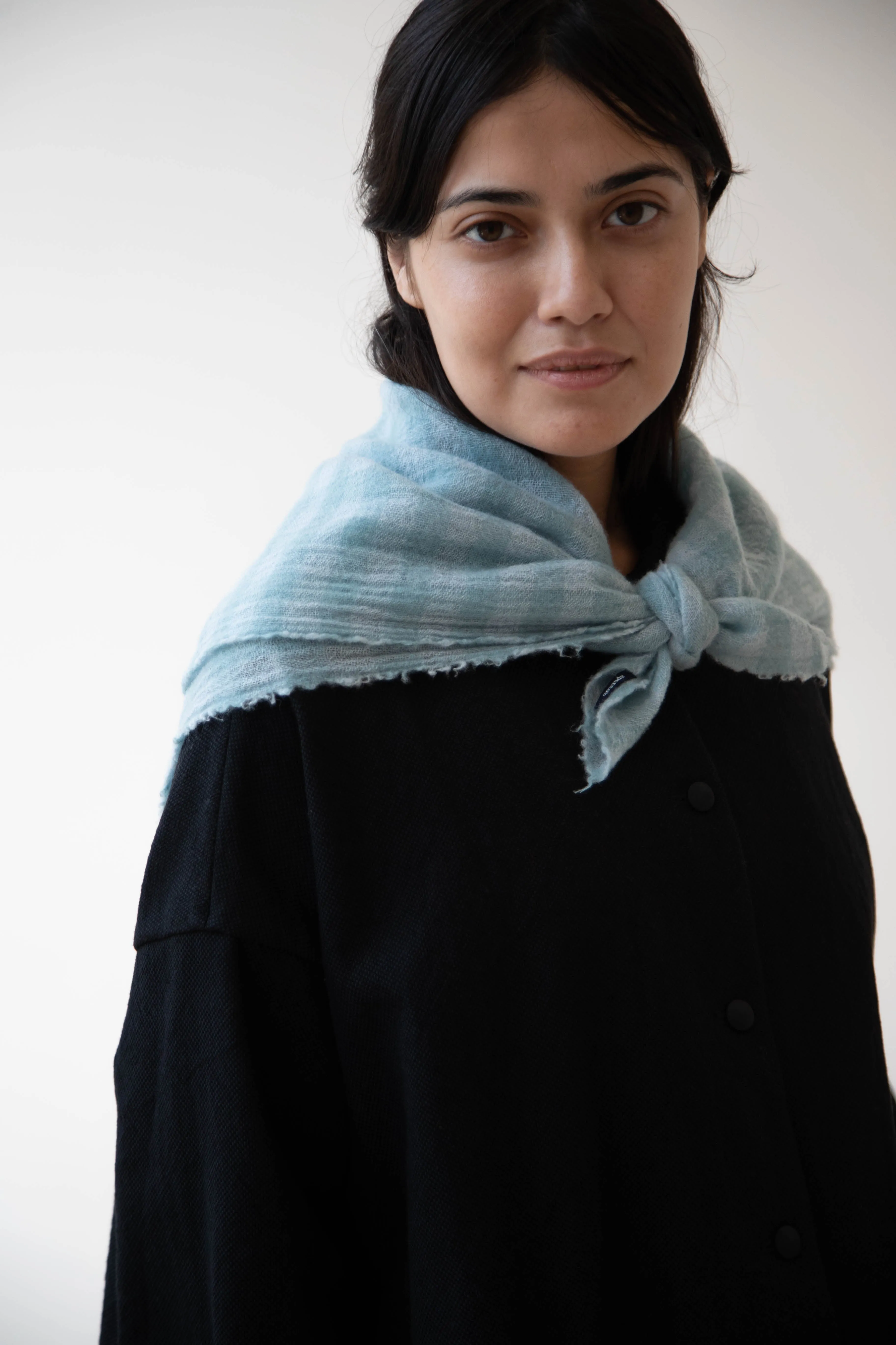 Apuntob | Medium Cashmere Scarf in Sea