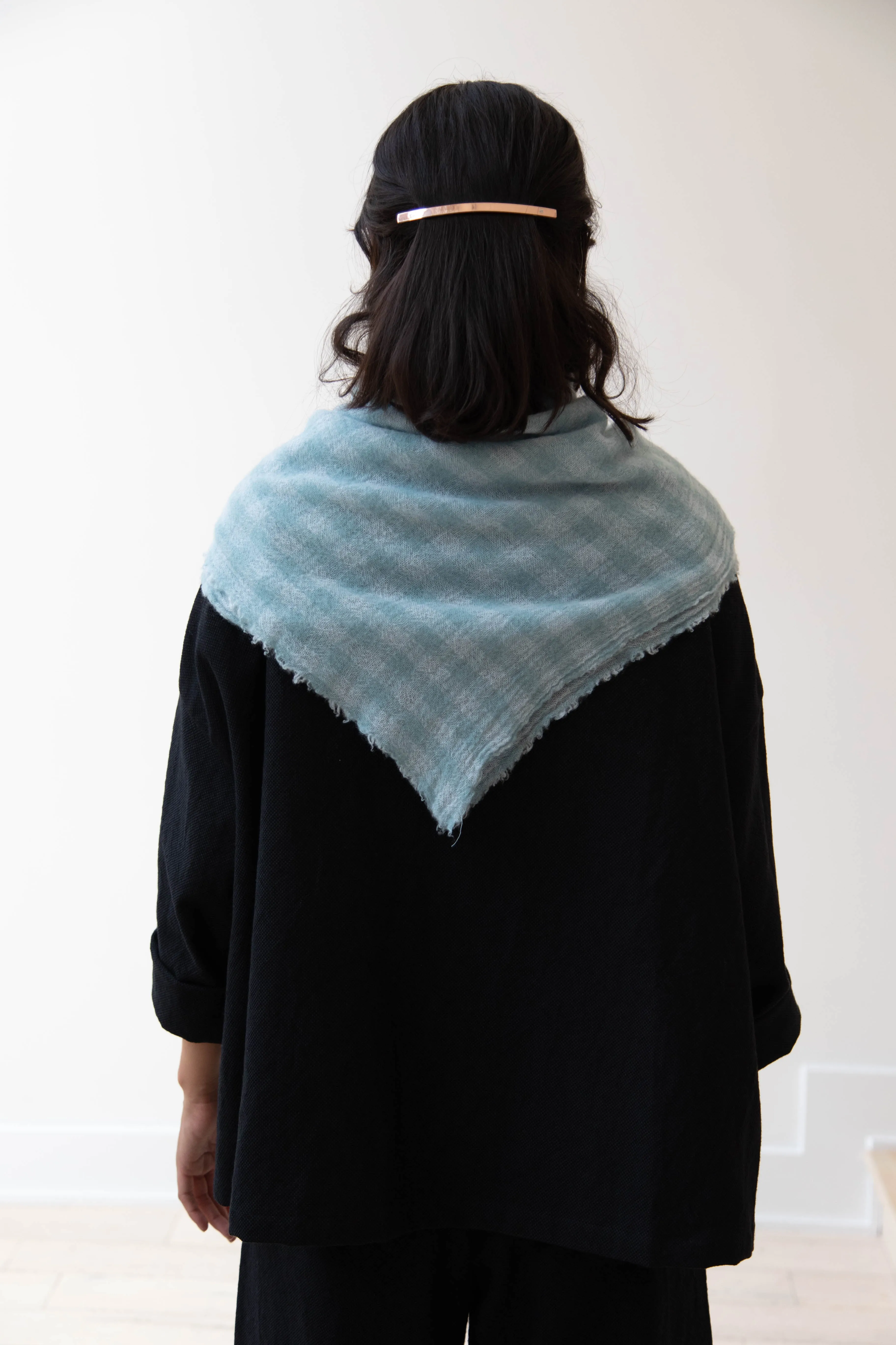 Apuntob | Medium Cashmere Scarf in Sea