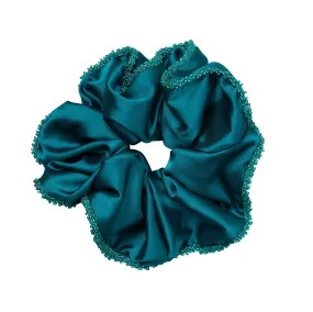 Becksöndergaard Spruced Green Luster Bead Scrunchie