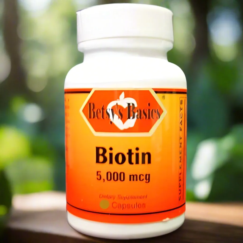 Biotin 5,000 mcg, caps