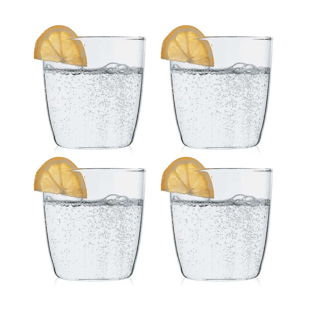 Bodum Kvadrant Drinking Glass Medium, 4 Pcs.