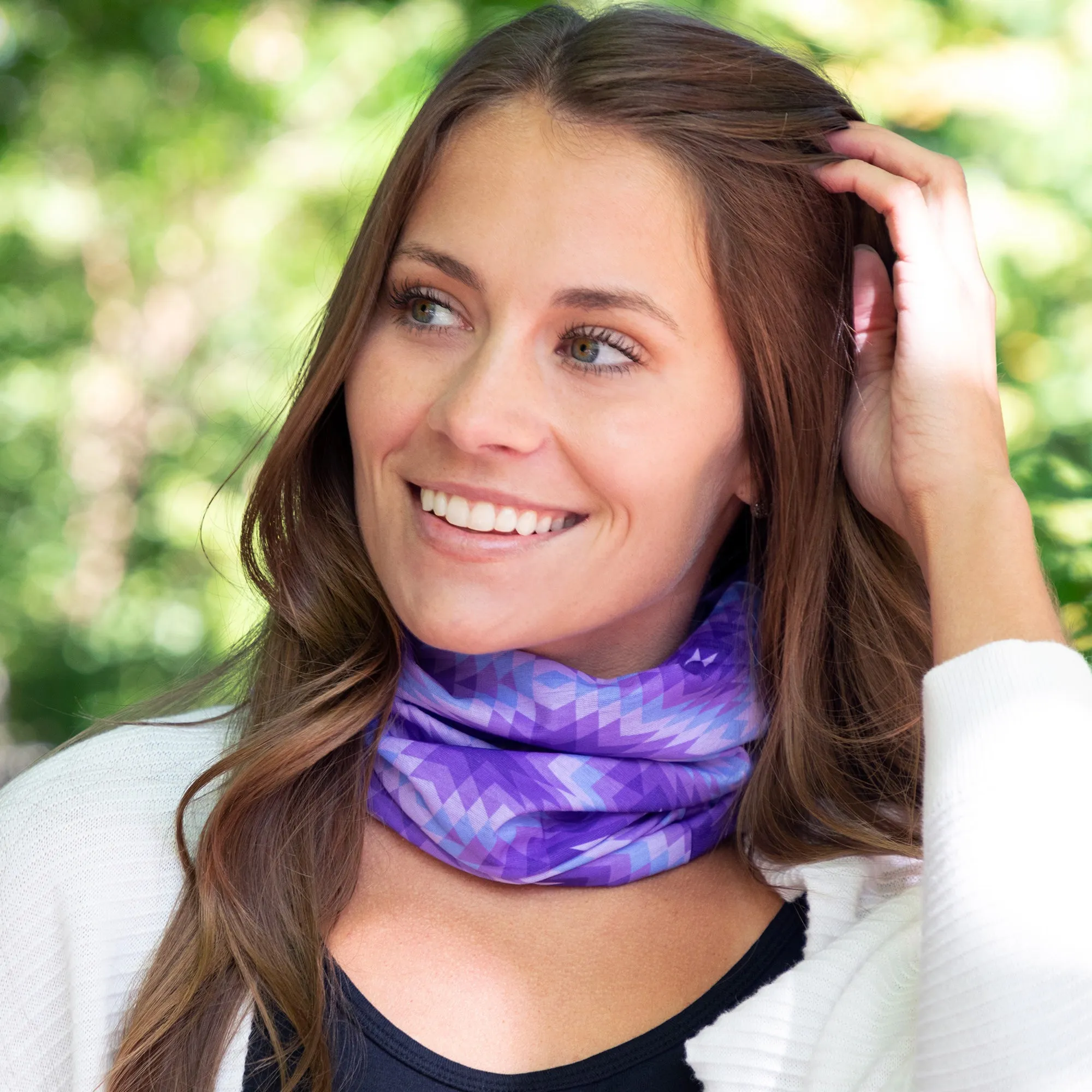 Colorful Print Lightweight Neck Warmer