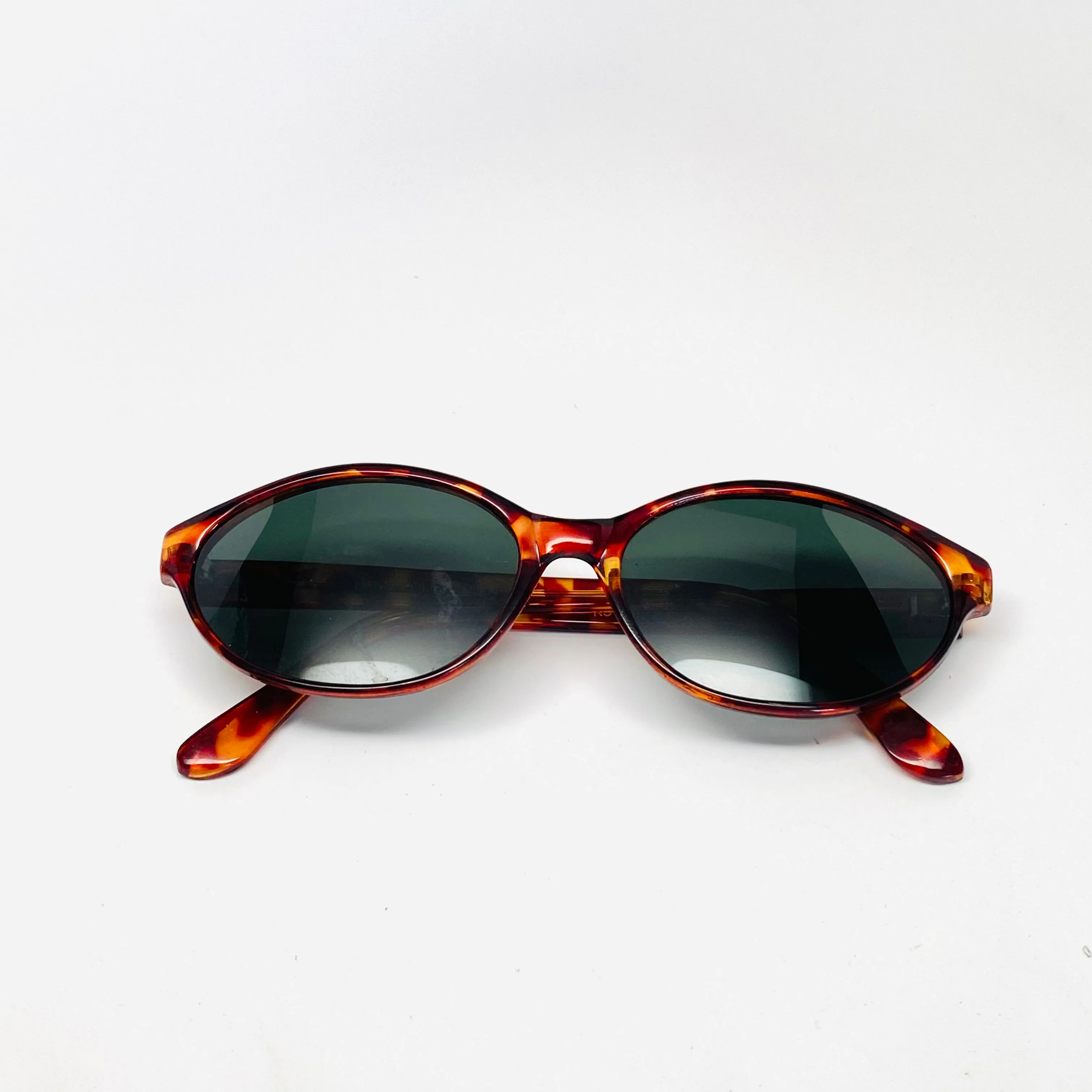 Deadstock Melrose V2 90s Oval Sunglasses - Tortoise