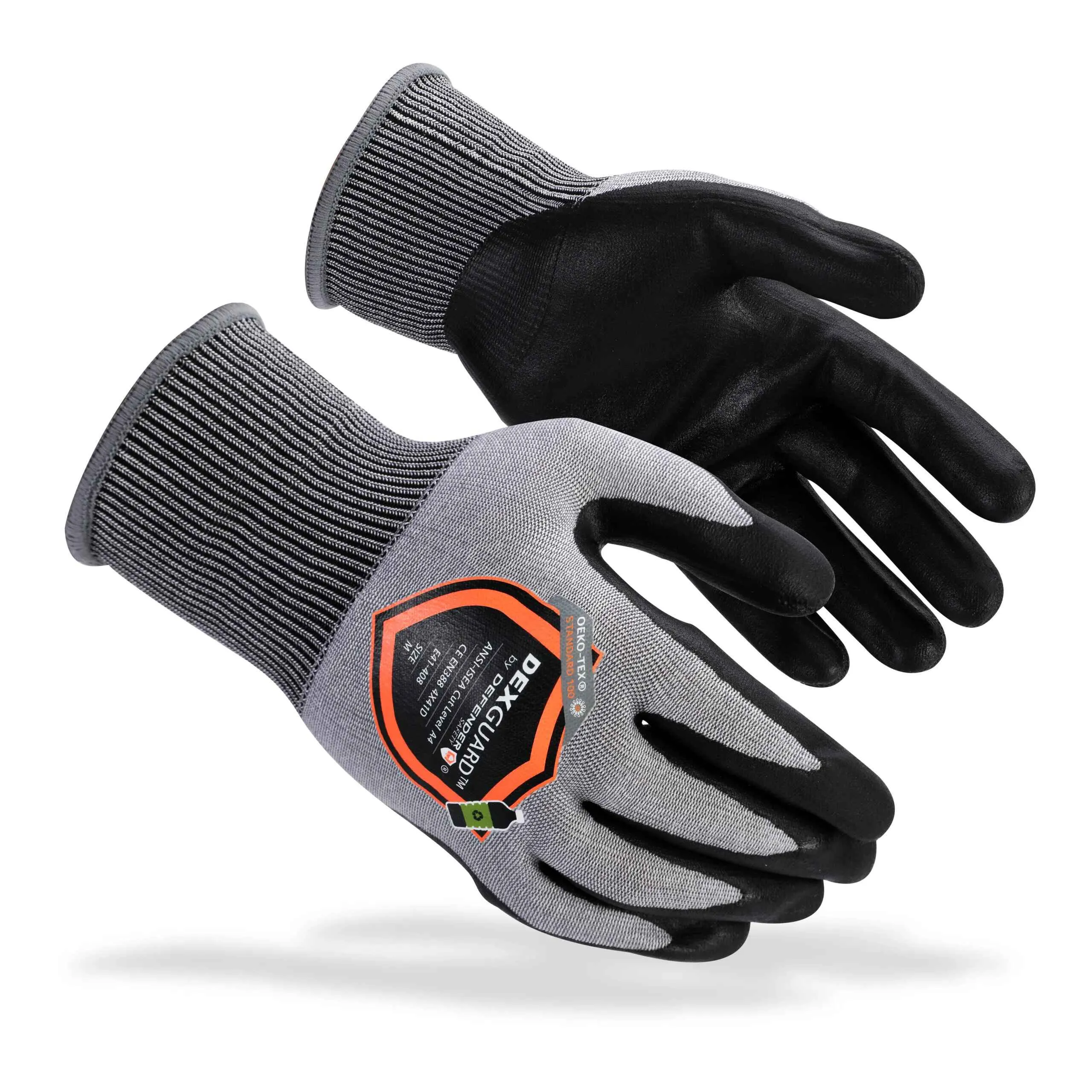 DEXGUARD™ A4 Cut Gloves, 18G Ultra thin liner,  Level 4 Abrasion Resistant, Foam Nitrile Coating