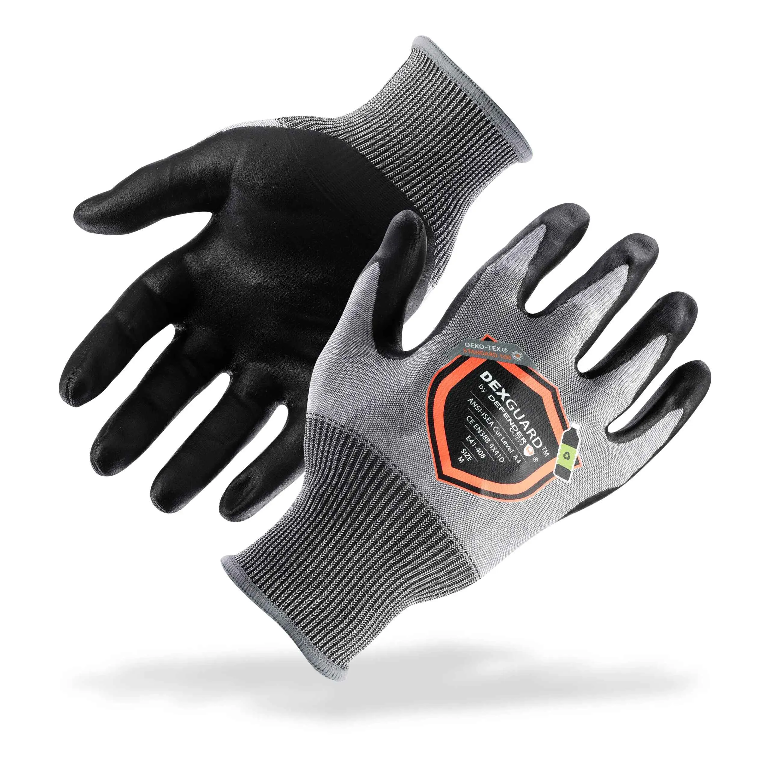 DEXGUARD™ A4 Cut Gloves, 18G Ultra thin liner,  Level 4 Abrasion Resistant, Foam Nitrile Coating