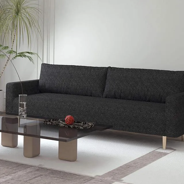 ELVERUM Sofa, Black