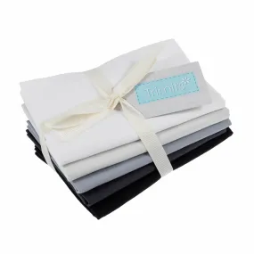 Fat Quarter Cotton Bundle - Monochrome (54cm x 45cm)