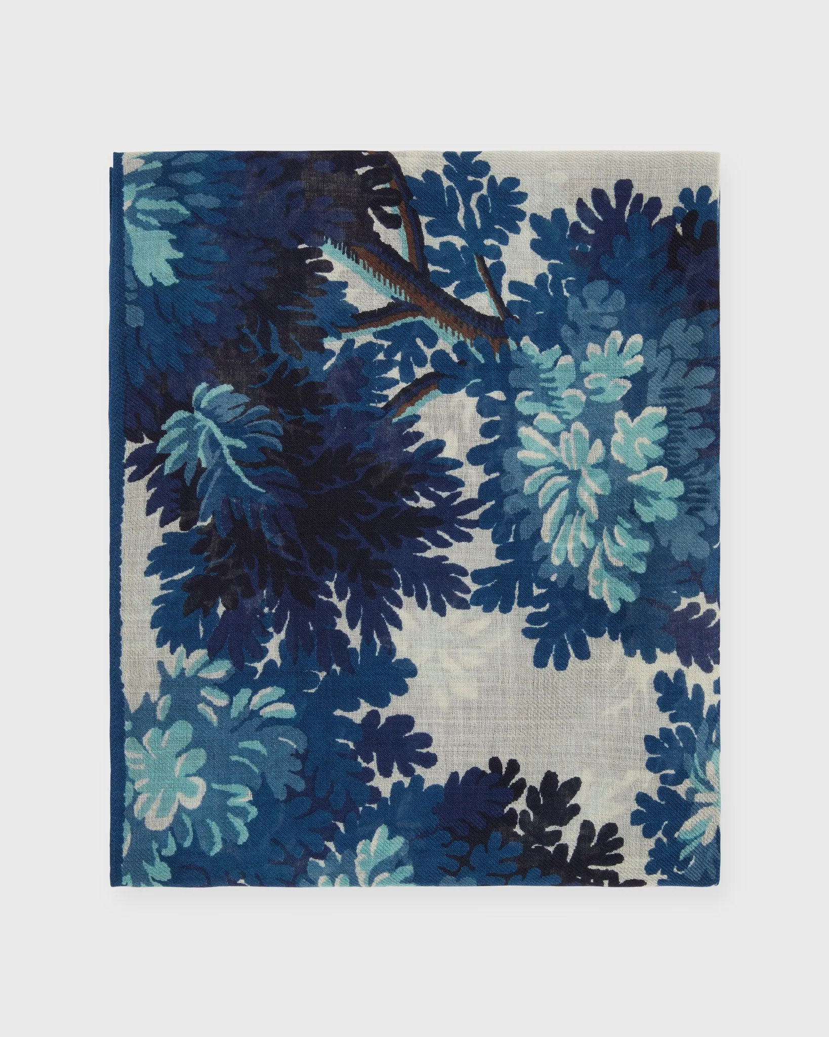 Fontainebleau Square Scarf in Blue