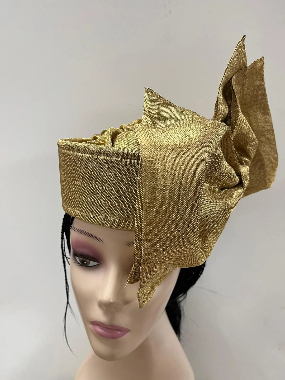 Gold Aso Oke Cap/Zara Cap