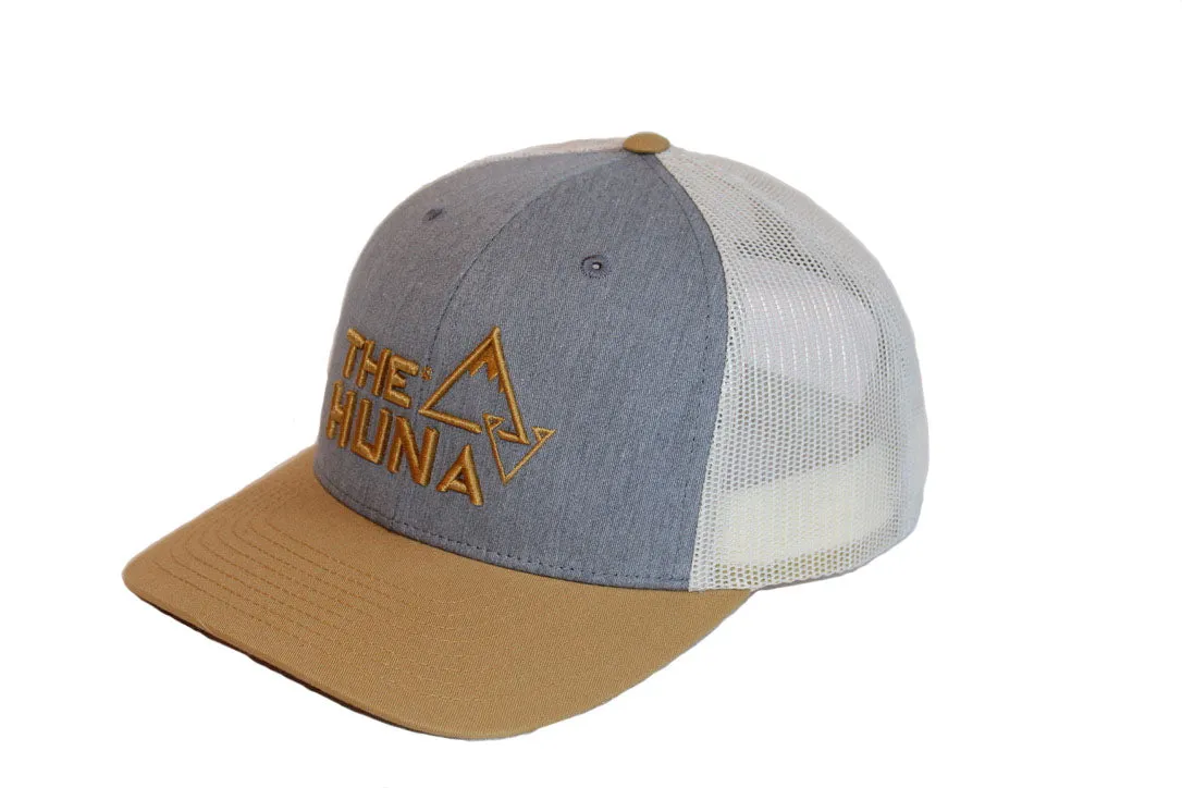 H. Grey/Birch/Biscuit - Pre Curved Trucker Hat