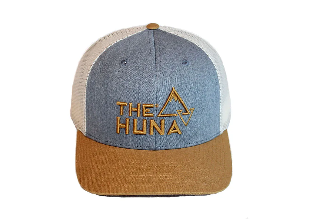 H. Grey/Birch/Biscuit - Pre Curved Trucker Hat