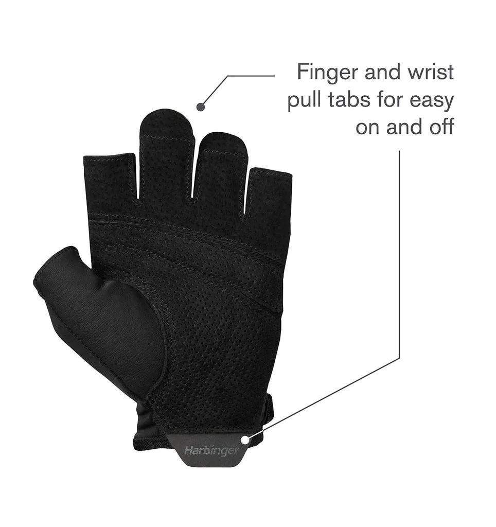 Harbinger Unisex's Pro Gloves 2.0 - Black