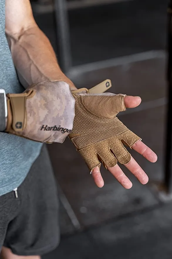 Harbinger Unisex's Pro Gloves 2.0 - Tan