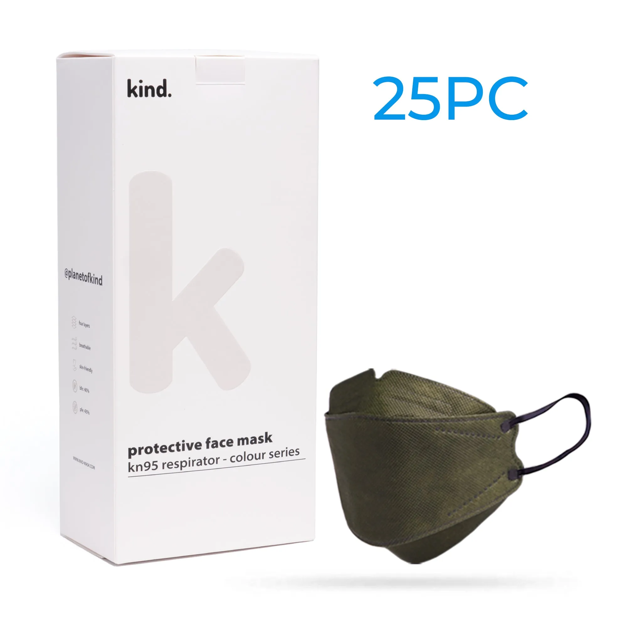 Kind KN95 Respirator Mask - Monochrome Collections