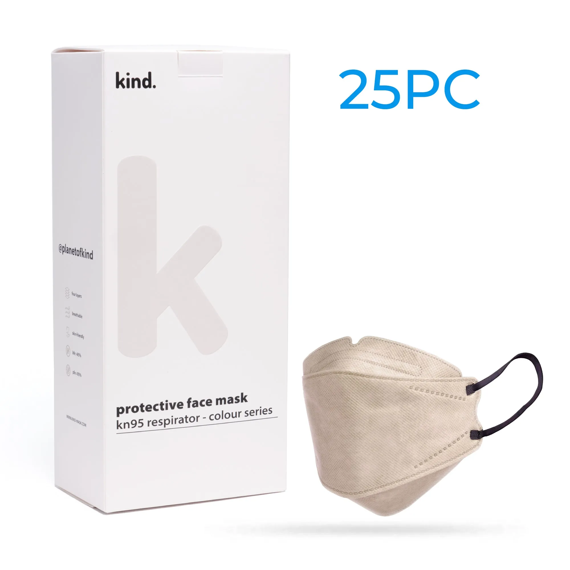 Kind KN95 Respirator Mask - Monochrome Collections