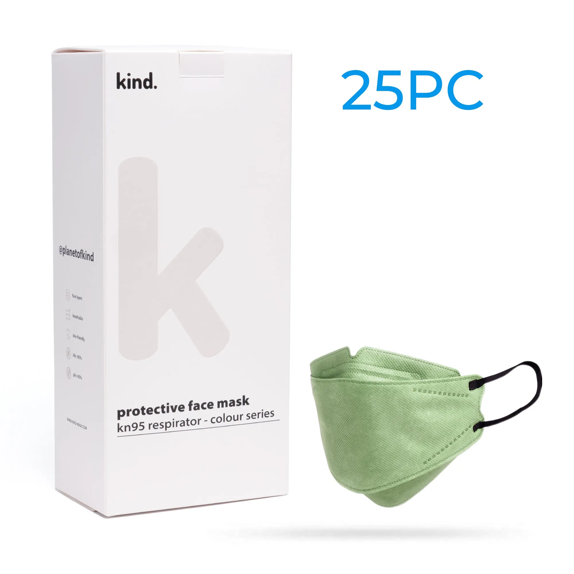 Kind KN95 Respirator Mask - Monochrome Collections