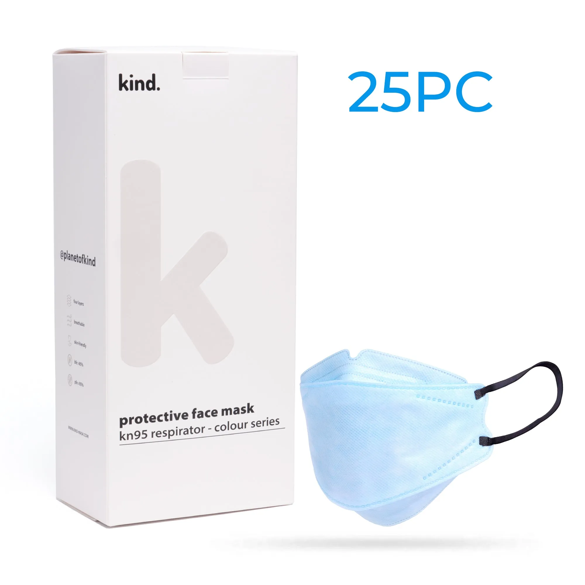 Kind KN95 Respirator Mask - Monochrome Collections