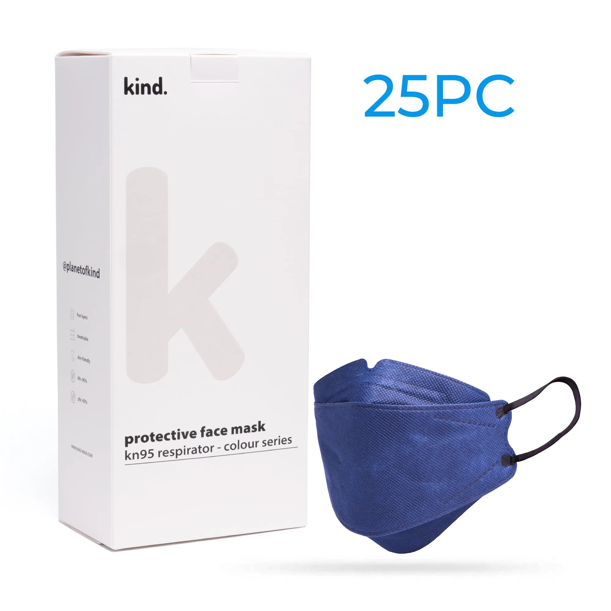 Kind KN95 Respirator Mask - Monochrome Collections