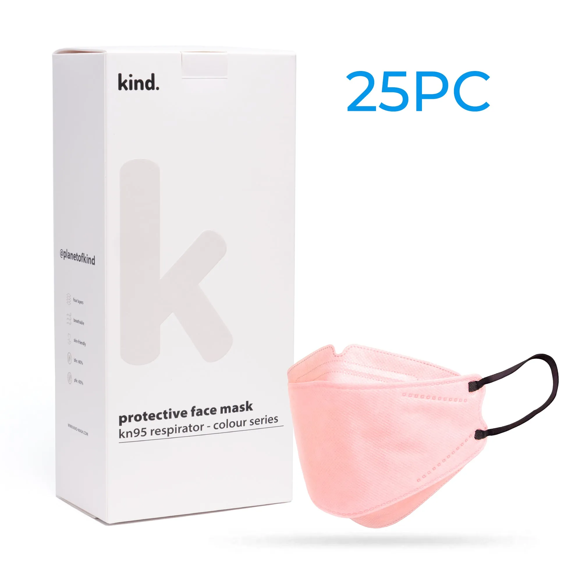 Kind KN95 Respirator Mask - Monochrome Collections