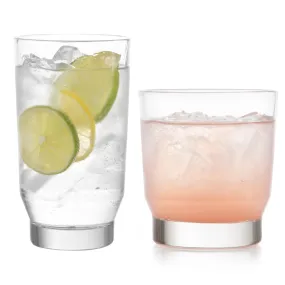 Libbey Merida 8 Piece Tumbler and Rocks Glass Set