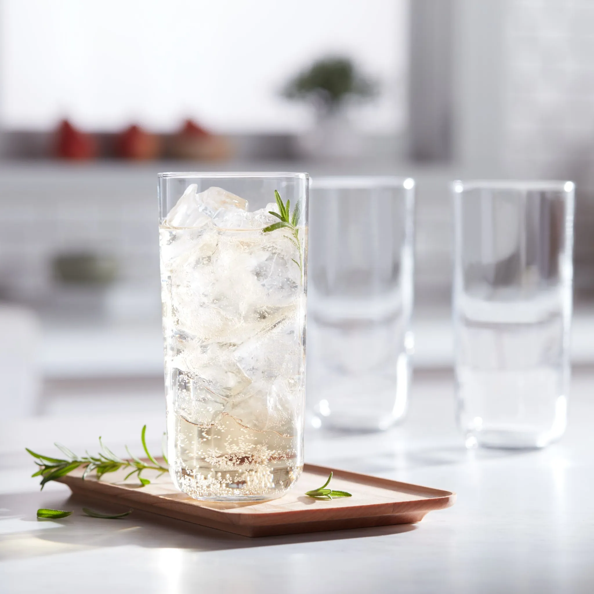 Libbey Polaris Tumbler Glasses, Axis, 17.75 ounce, Set of 8