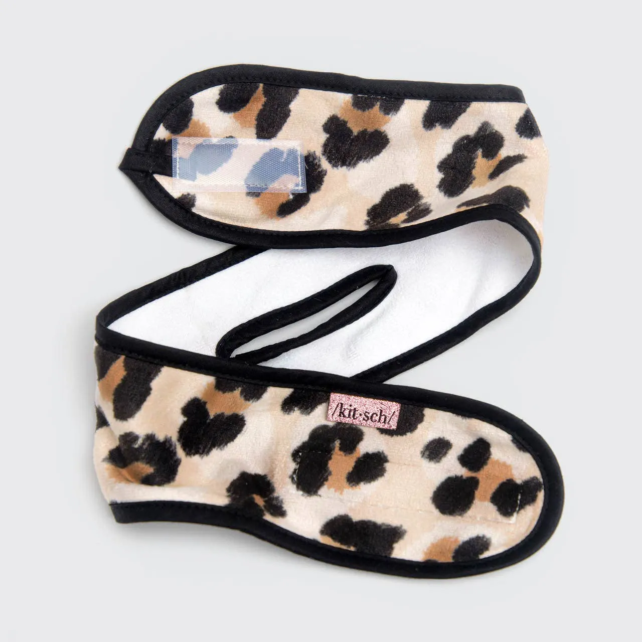 Microfiber Spa Headband - Leopard