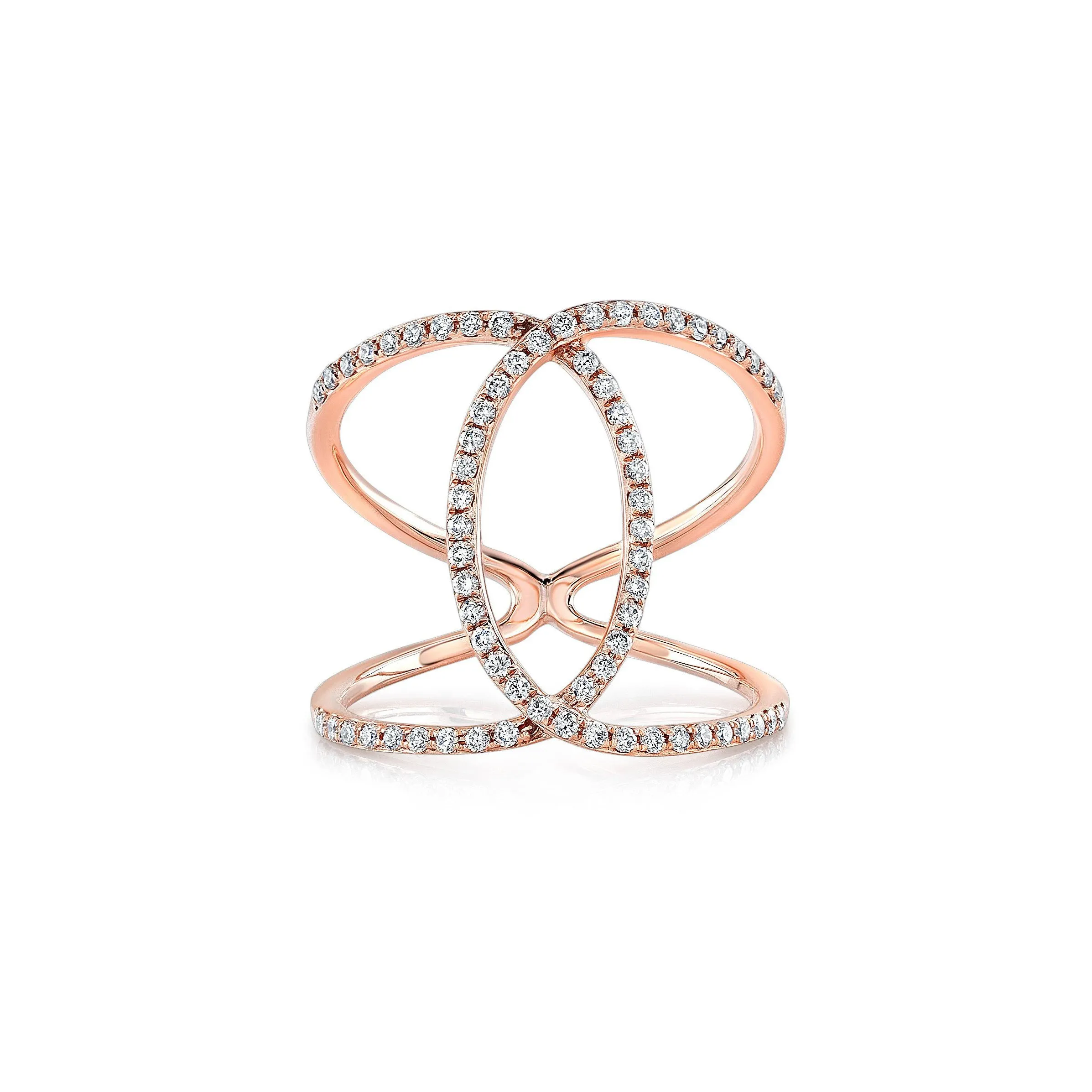 Open Criss Cross Ring