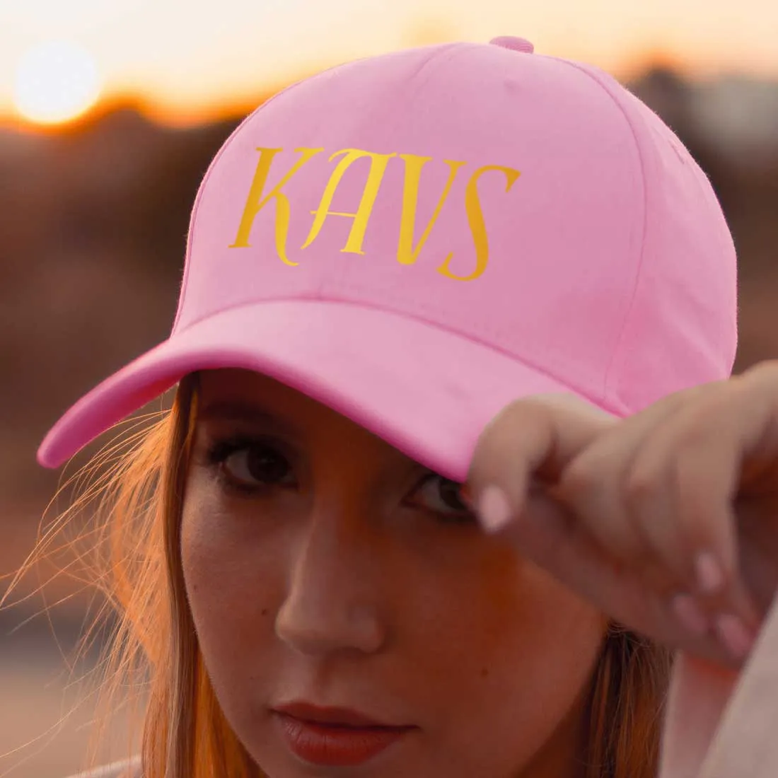 Pink Cap for Women - Custom Baseball Cap