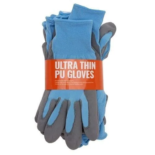 Pro Choice Grey Pu On Polyester Liner Pack Of 5 Gloves - BP-PUPE