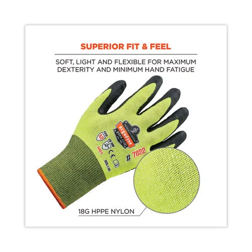 Proflex 7022 Ansi A2 Coated Cr Gloves Dsx, Lime, Large, 144 Pairs/pack, Ships In 1-3 Business Days