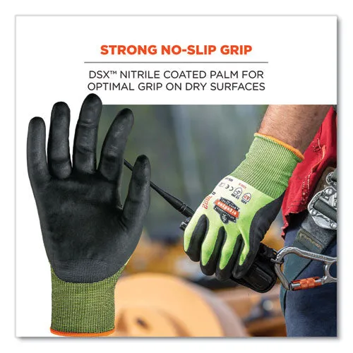 Proflex 7022 Ansi A2 Coated Cr Gloves Dsx, Lime, Large, Pair, Ships In 1-3 Business Days