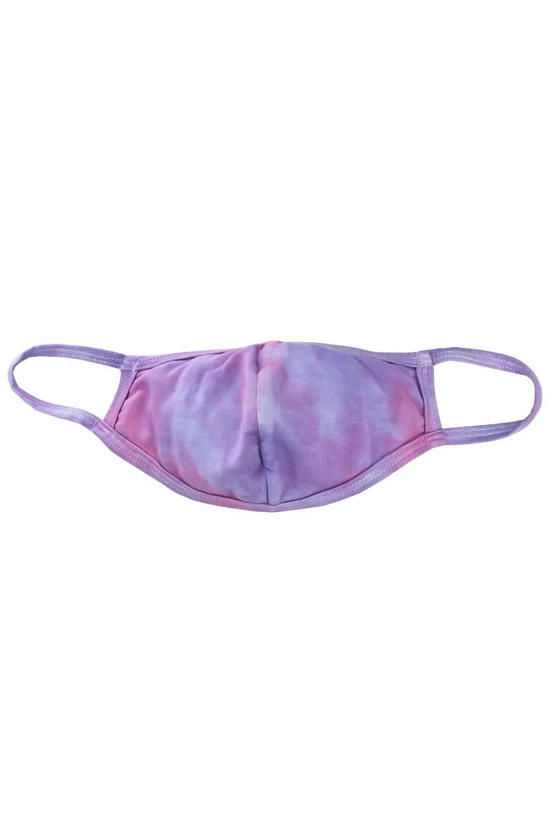 Purple Dye Adults Face Mask