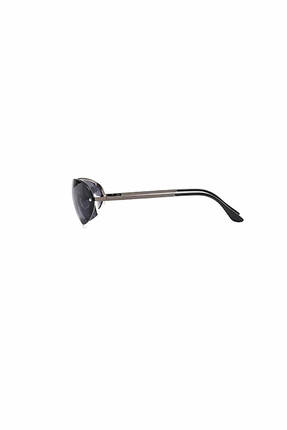 Rimless Clear Modern Slim Sunglasses