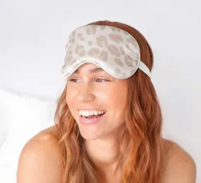 Satin Eye Mask - Leopard