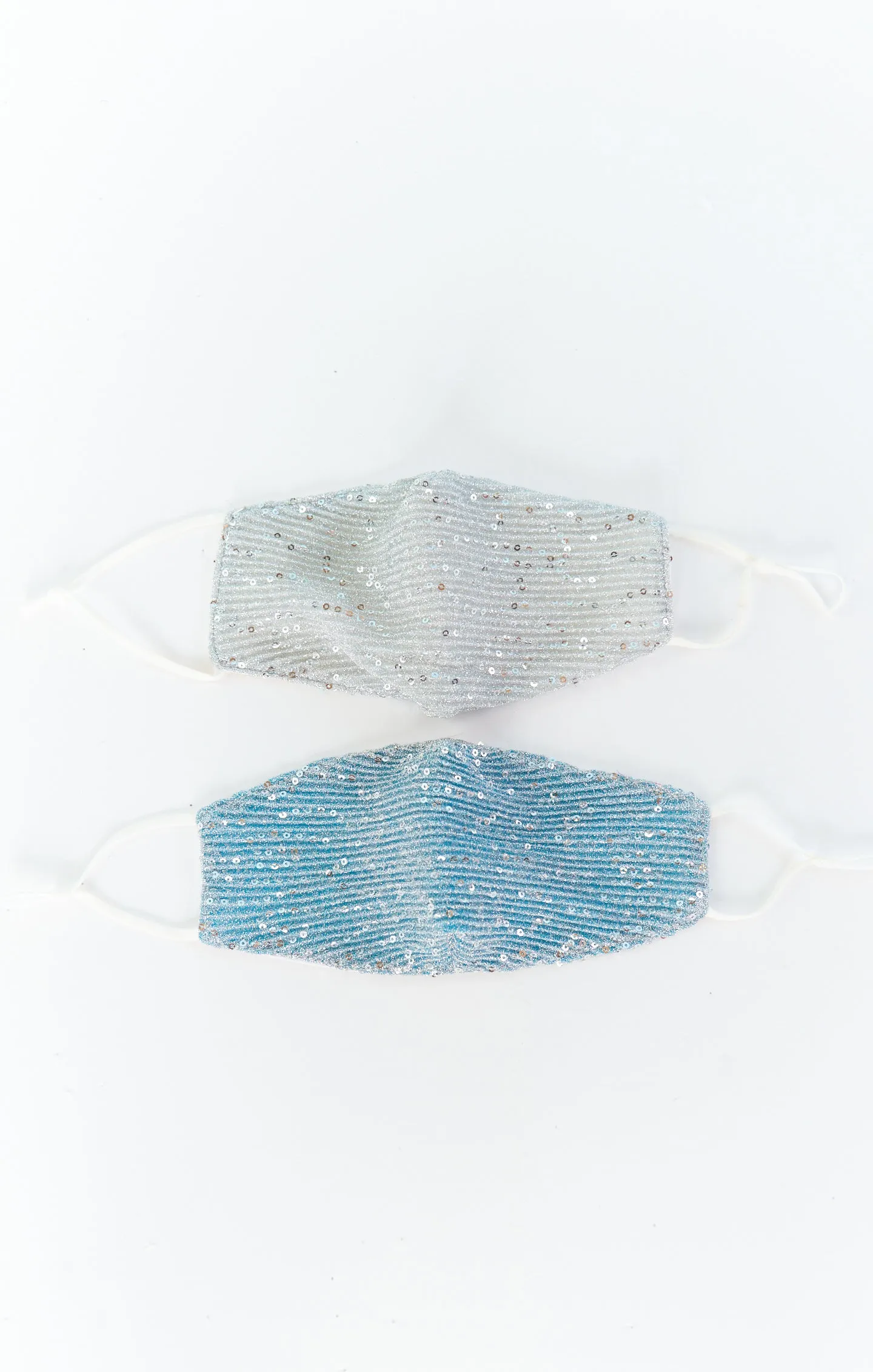 Sparkle Mask Set ~ Blue/Silver