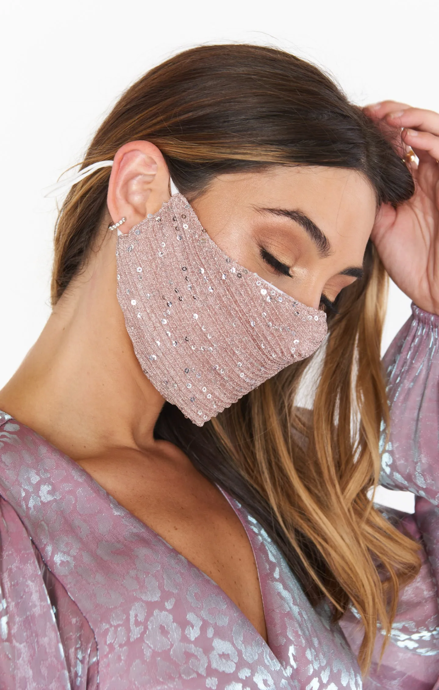 Sparkle Mask Set ~ Pink/Black