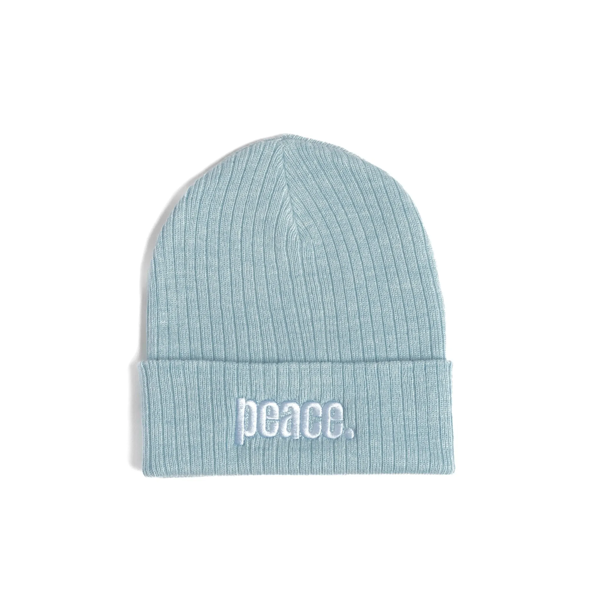 Statement Peace Embroidered Beanie