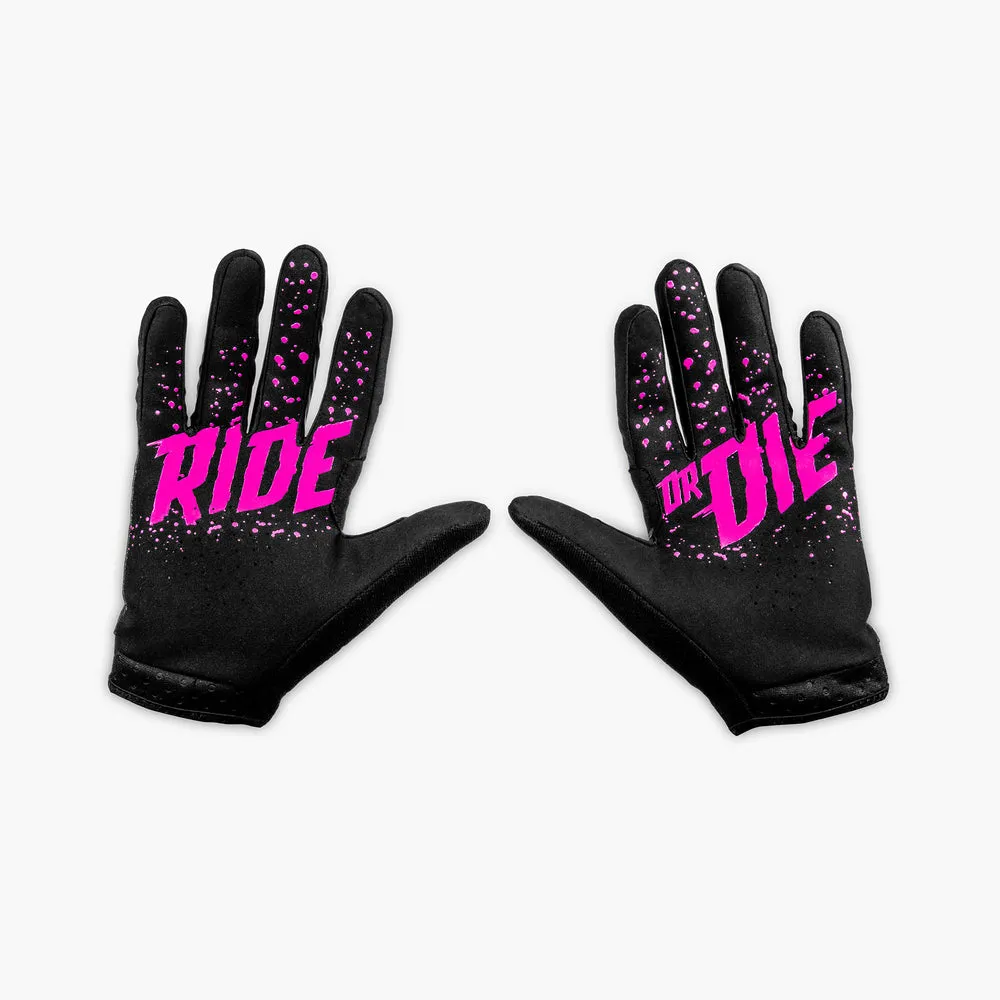 Summer Lightweight Mesh MTB Gloves - Pink