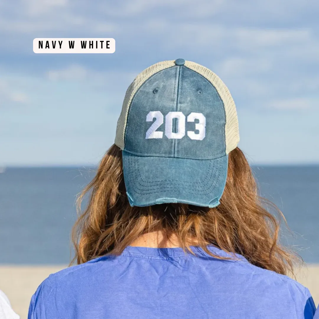 The 203's Embroidered Trucker Cap