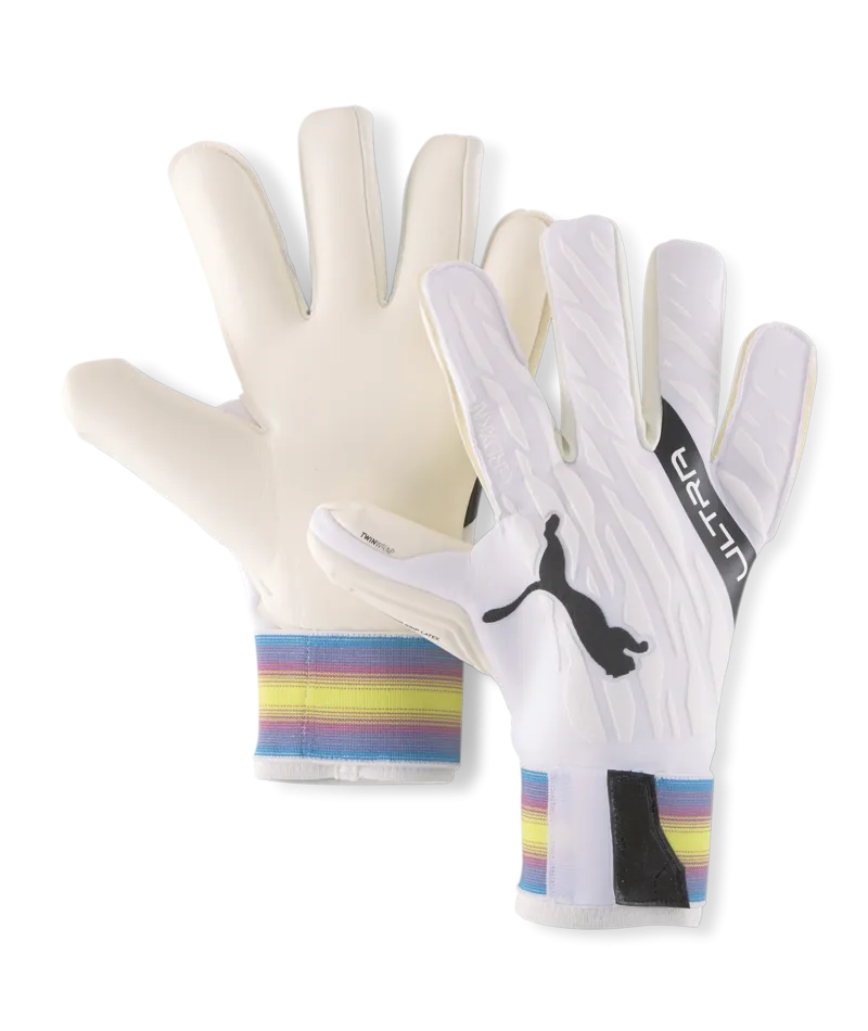 Ultra Grip 1 Hybrid Pro Gloves [White/Black/Orch]