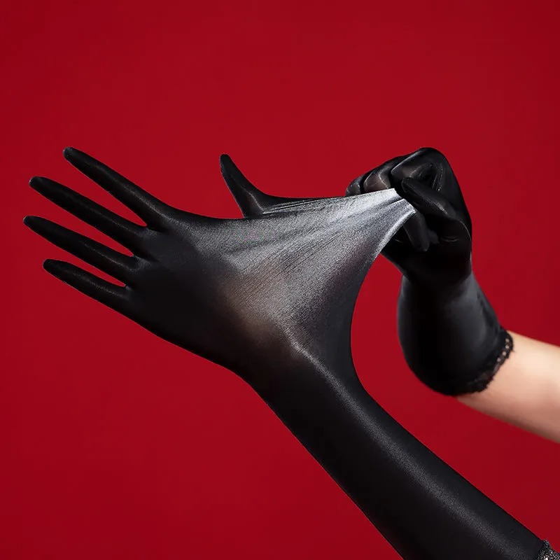 Ultra-thin velvet sexy gloves