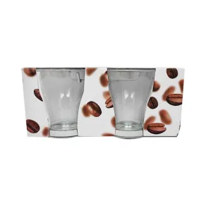 Urban Living Glass Coffee Cups 2 Pack