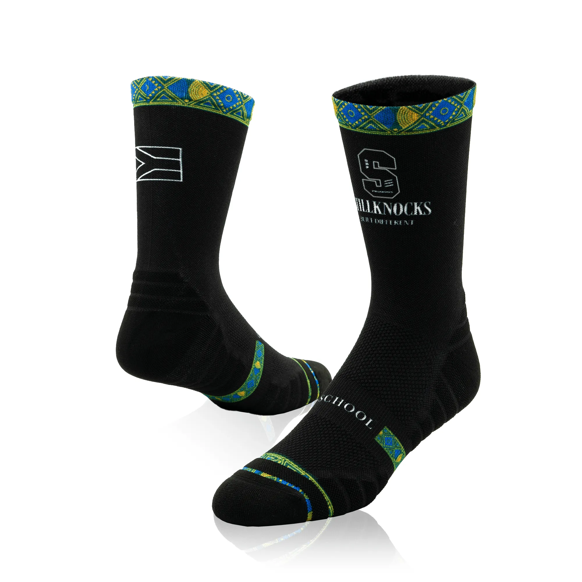 Versus-Stillknocks Africa black socks