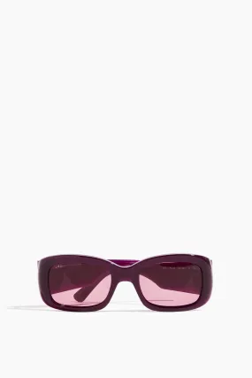 Vita Sunglasses in Plum