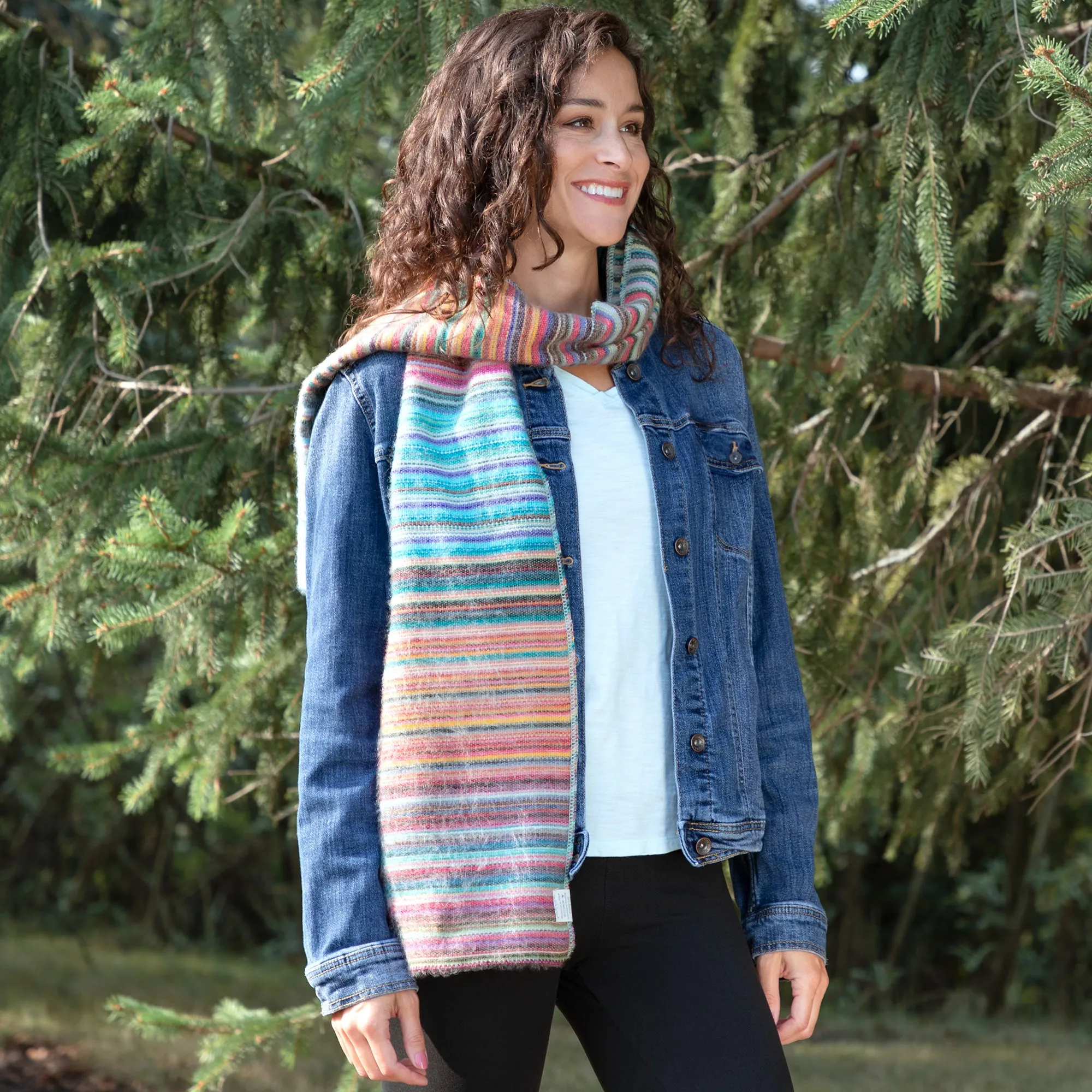 Warm & Cozy Alpaca Blend Hand-Loomed Scarf